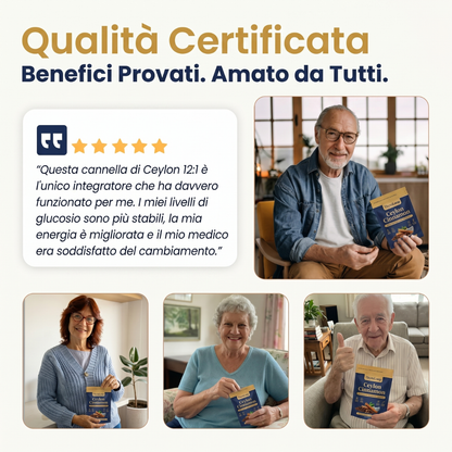 Cannella di Ceylon 7200 mg equivalente a olio MCT