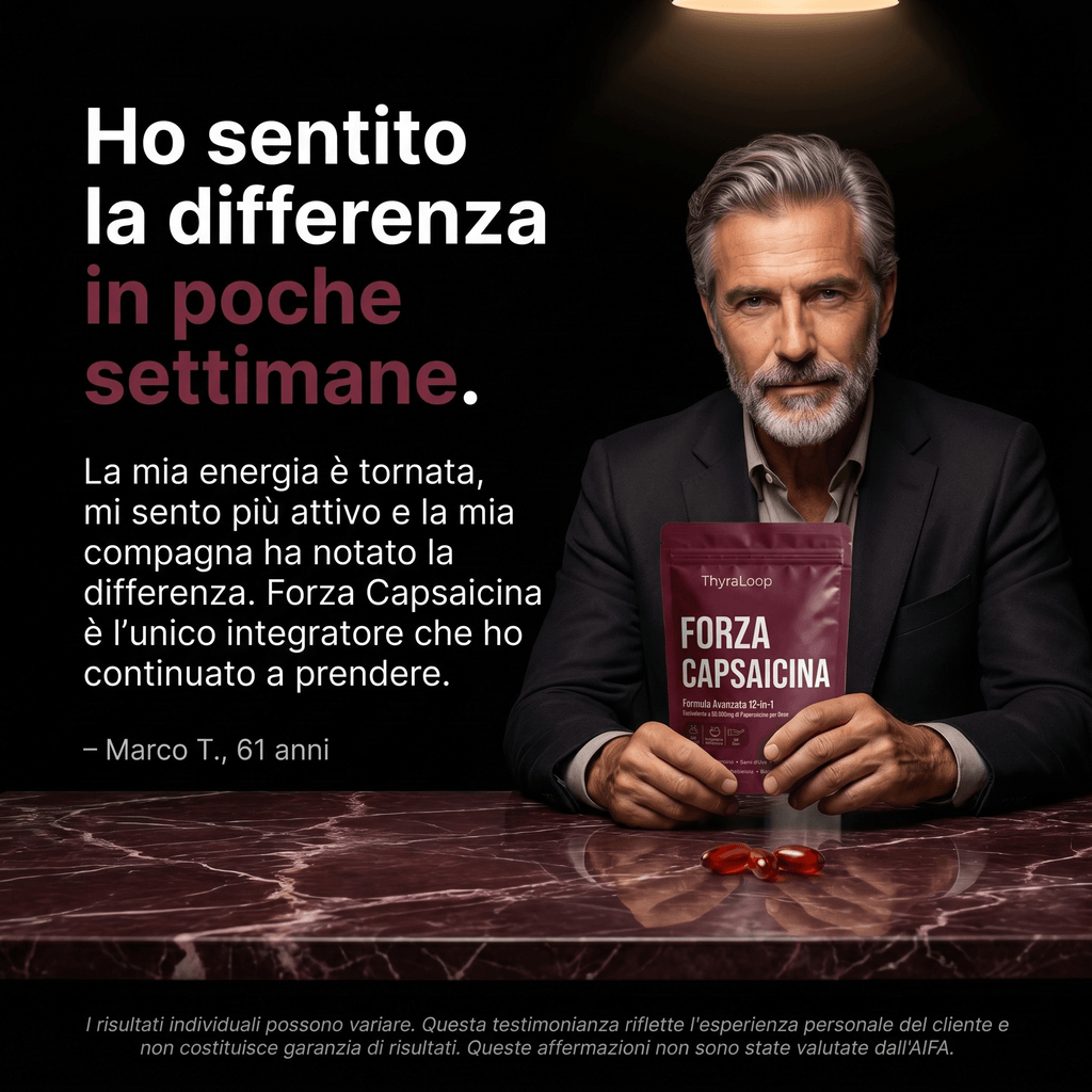 ThyraLoop™ Forza Capsaicina - Capsule al peperoncino di Cayenna