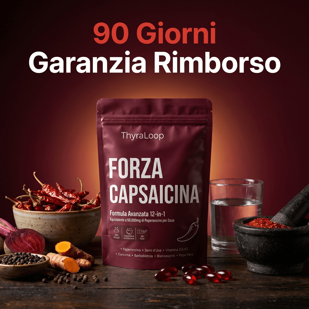 ThyraLoop™ Forza Capsaicina - Capsule al peperoncino di Cayenna