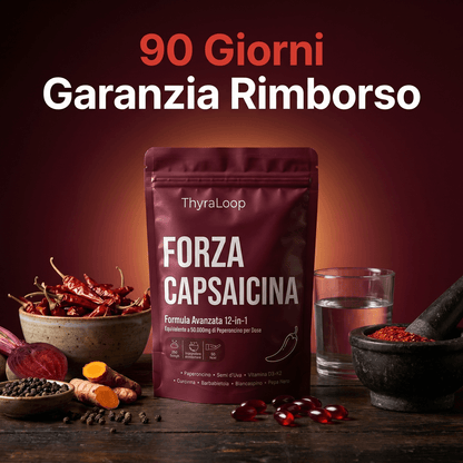 ThyraLoop™ Forza Capsaicina - Capsule al peperoncino di Cayenna