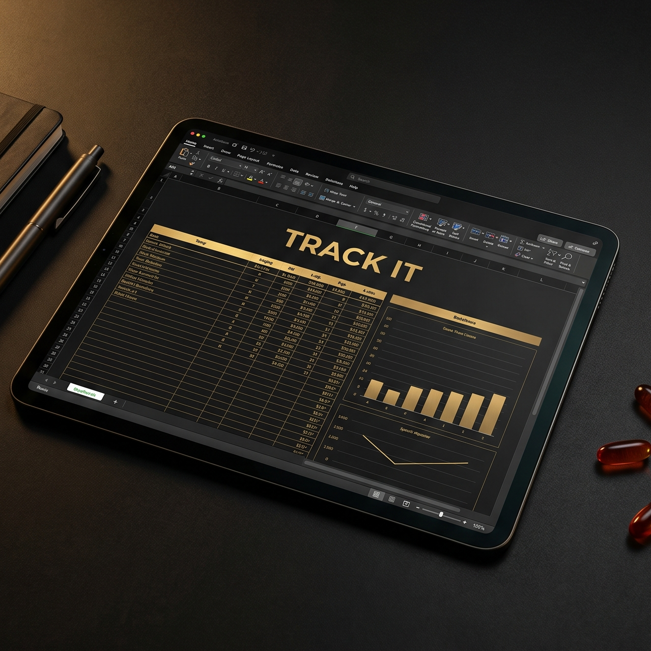 "Track It" Your 90-day progress tracker sheet